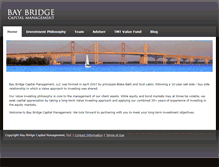 Tablet Screenshot of baybridgecapitalmanagement.com